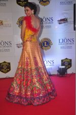 Daisy Shah at the 21st Lions Gold Awards 2015 in Mumbai on 6th Jan 2015